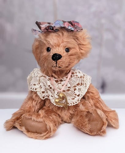 Vintage jointed mohair teddy - vintage,