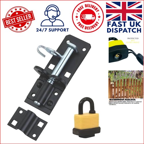 Complete outdoor padbolt gate - padbolt,