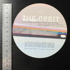 The ORBIT club / rave flyer -