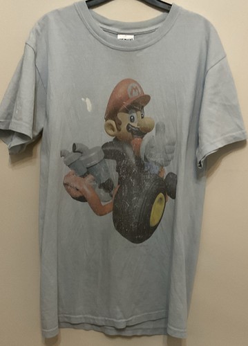 Mario kart shirt used - 1, t-shirt,