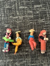 Set Of Small Handmade Guatemalan Folk Art Worry Dolls