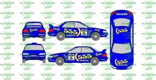 Subaru 555 graphics kit - subaru,