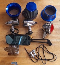 Motorbike Bundle Bobber Custom Lot Light LED Tail Light Bullet Indicators Joblot