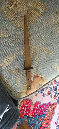Vintage metal letter opener - vintage,