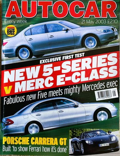 Autocar magazine may - 21-may-03,