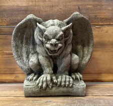 Stone garden gargoyle - gargoyle, gremlin