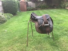 16 1/2 - 17 in English GP Saddle  Horse Pony. Used On Native. Breaking Everyday