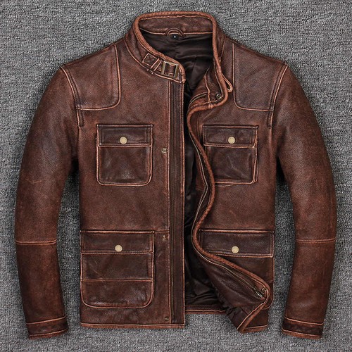 Mens biker cafe racer vintage - mens,