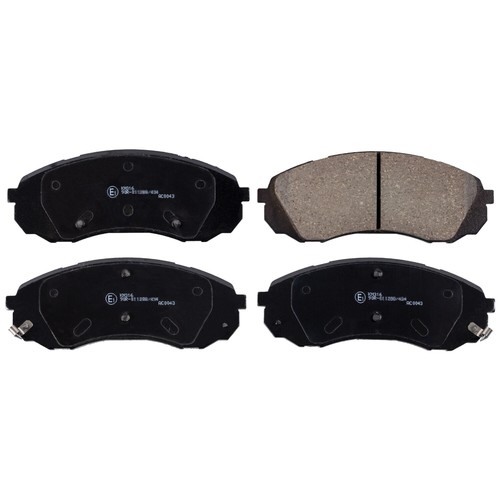 Branded brake pad set front - branded,