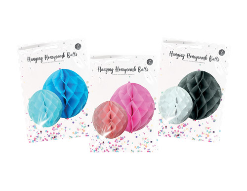 Hanging honeycomb balls - hanging,