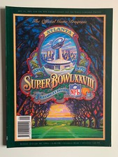 Super Bowl XXVIII 28 NFL Programme Buffalo Bills v Dallas Cowboys UK EDITION