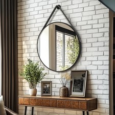 Large Round Wall Mirror Bathroom Vanity Accent Mirror Gallery Wall Foyer Hallway