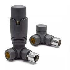 Anthracite Corner Thermostatic