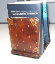 ANTIQUE FRENCH LEATHER FLEUR