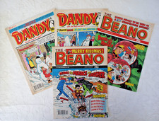 CHRISTMAS DANDY  & CHRISTMAS BEANO 1990 - 1991 - & 1992
