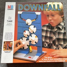 Vintage Downfall Strategy Board Game 1985 Square Box 100% Complete VGC