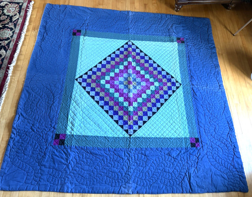 Vintage handmade amish - amish, quilt