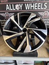 1 X ORIGINAL VOLVO XC40 20" R-DESIGN ALLOY WHEEL RIM SATIN BLACK CUT 31471558 8J