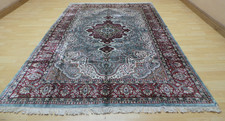 Large Oriental Carpet Rug Hand Made Wool Vintage Lahore Living Room 9ft 6" x 6ft