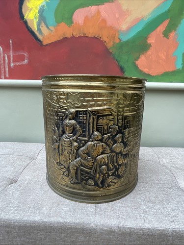Vintage brass plant - vintage,