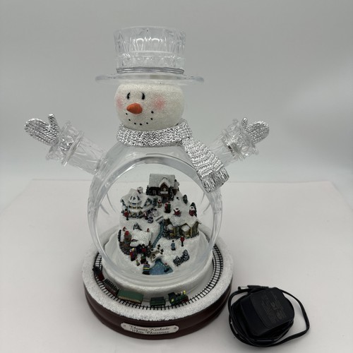 Thomas kinkade crystal snowman - thomas,