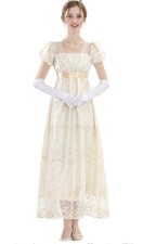 CR ROLECOS Regency Dress Jane Austen Dresses Victorian Tea Party Gown XXL