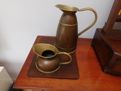 Vintage peerage copper - vintage, copper/brass