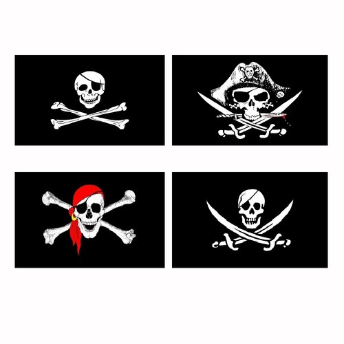 Large pirates flag jolly - large,