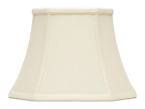 Lampshade cream oval bell - 13",