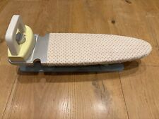 Vintage Dollhouse Miniature Iron, Ironing Table toy set