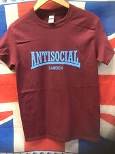 ANTISOCIAL CAMDEN t.shirt Skinhead Punk Camden Market Westham All Sizes Up To Xx
