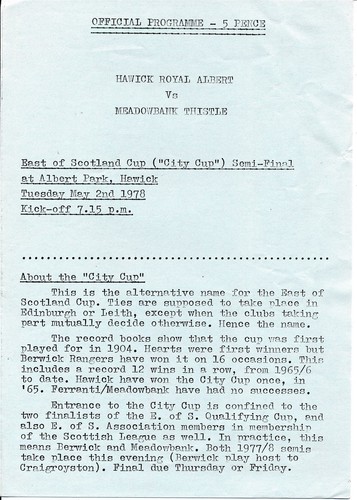 Hawick royal albert - hawick, v