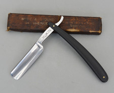 Vintage Rare William Hukin & Sons Sheffield Straight Razor Cut Throat Razors Box