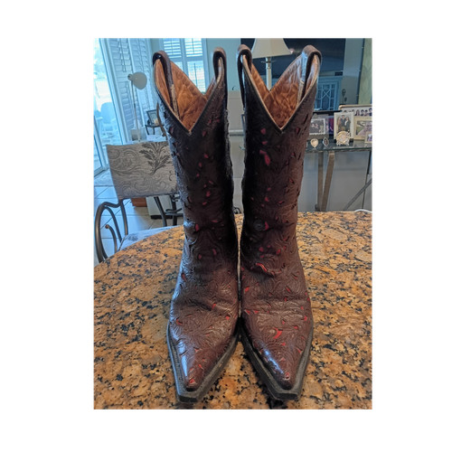 Stetson ladies leather western - ladies,