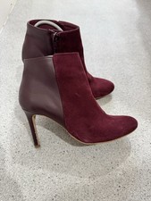 Office Burgundy Suede/Leather