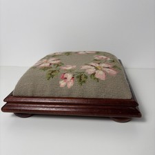 Vintage Floral Needlepoint