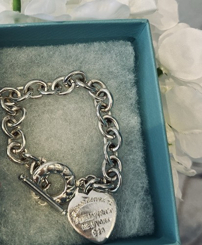 Tiffany silver curb t - co,