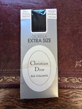 Christian Dior - Diorella Tights - nearly black - extra size - new