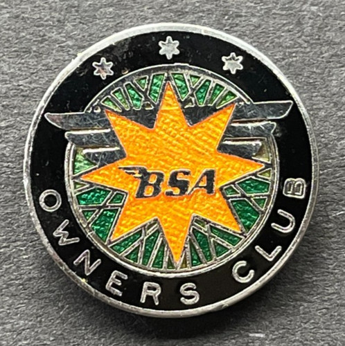 Motorcycle pin badge bsa - badge,