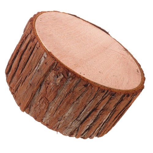 Faux tree stump - stump, decor