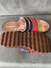 Moshulu Women's Leather Sandals Size UK 5 New Unworn No Box See Description