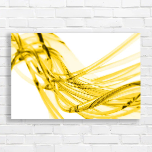 Abstract wire flow yellow - abstract,
