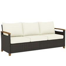 Outsunny 3 Seater Rattan
