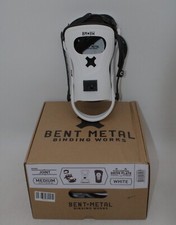Bent Metal - Joint Snowboard Bindings - White size Medium US: 8-11