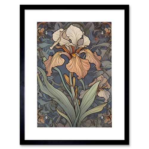 Art nouveau style - style, iris
