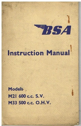 Bsa m21 m33 - m21,