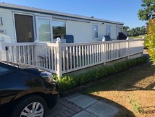 20ft Static Caravan balcony.  NO LONGER AVAILABLE