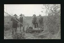 Farm - View of three men with