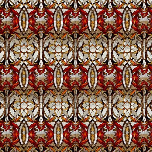 Dolls house stained glass - dolls,