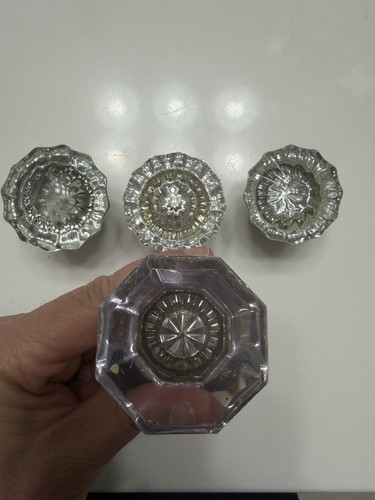Glass brass clear round door - round,
